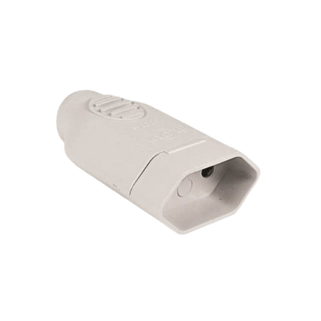 PLUGUE MODELLO FEMEA 2P+T 10A CINZA PEZZI 1086-3  