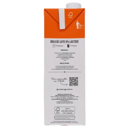 LEITE LONGA VIDA TIROL ZERO LACTOSE INTEGRAL 1L 360-1