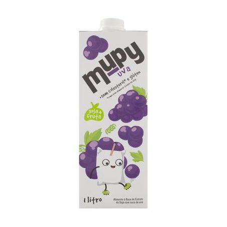Bebida de Soja Mupy Uva Caixa 1LT