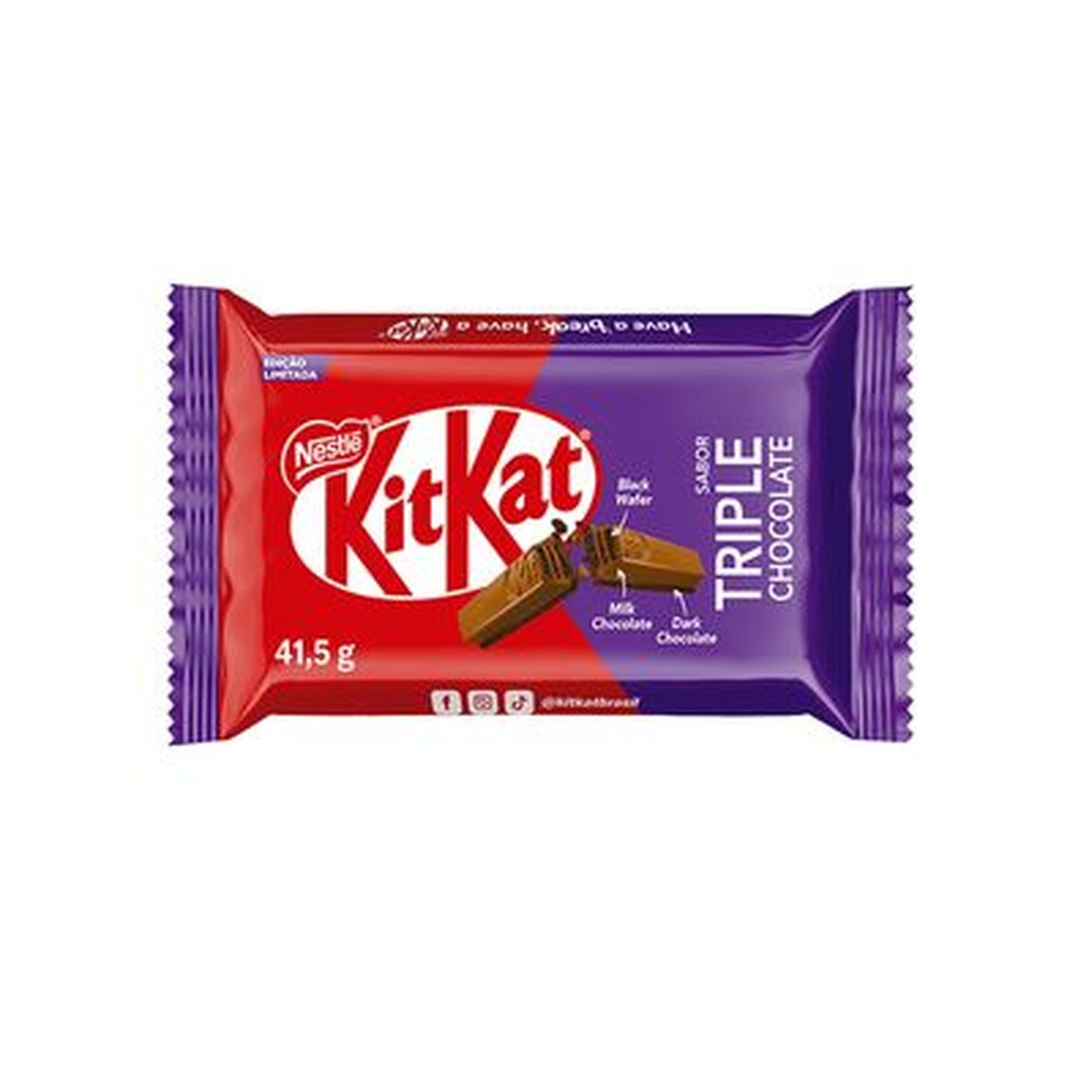 Chocolate Nestlé 41,5g - Kit Kat - Triplo | Condor