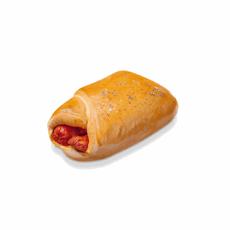 Doguinho salsicha e queijo assado un.
