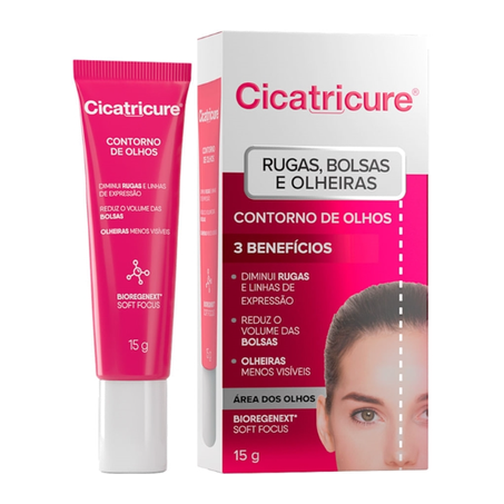 CREME FACIAL CONT OLHOS CICATR 15GR BLUE E FILLER