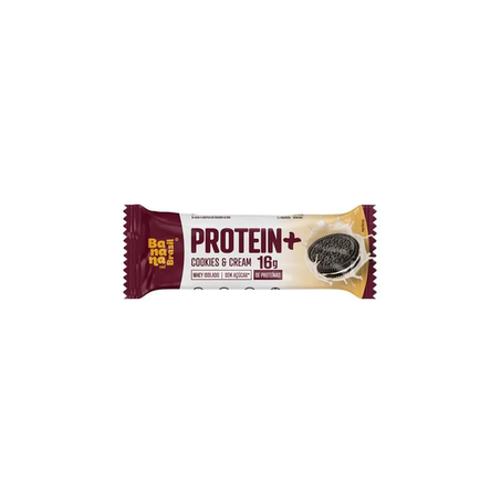 Barrinha Banana Brasil 50g Protein Cookies Cream