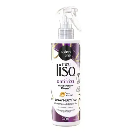 Meu liso spray salon line mult cond 10 em 1 antifrizz 240ml.