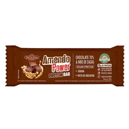 Barra proteica amendopower 50g choco nibs