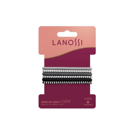 CONJUNTO ELÁSTICOS LANOSSI DAILY SILVER 6 PEÇAS