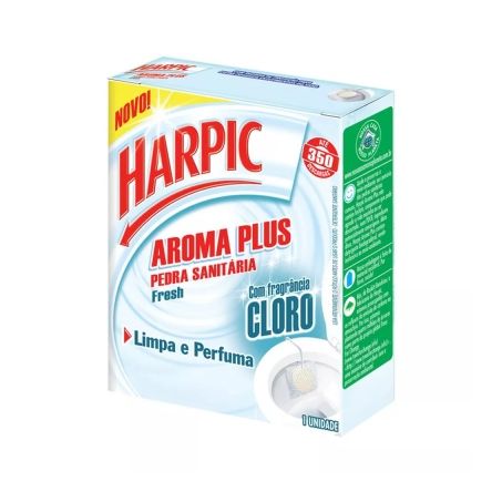 Pedra sanitaria harpic floral delicado un