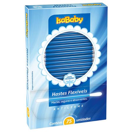 Hastes flexiveis isababy com 75 un