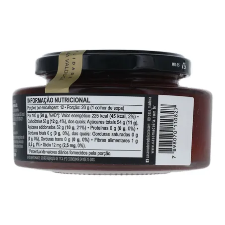 Geleia de Morango com Pimenta Casa Madeira Gourmet Pote de Vidro 240gr 360-20