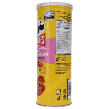 SALGADINHO BATATA PRINGLES GOSTINHO BRAZUCA GALINHA CAIPIRA LATA 100G 360-6