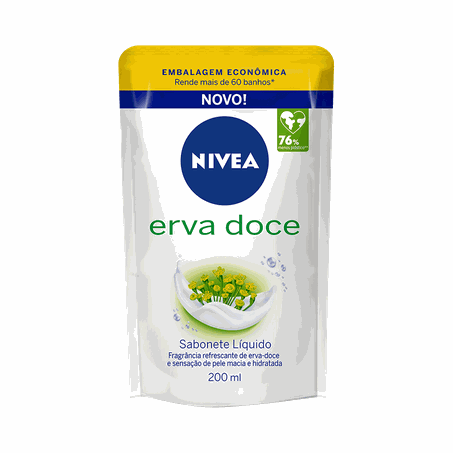 Sabonete liquido nivea erva doce 200ml