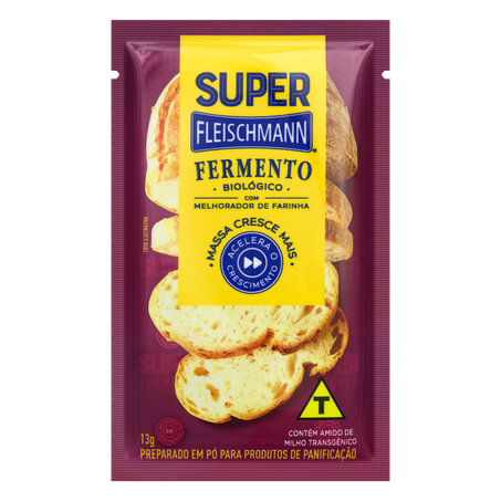 Fermento super biológico fleischmann 13g
