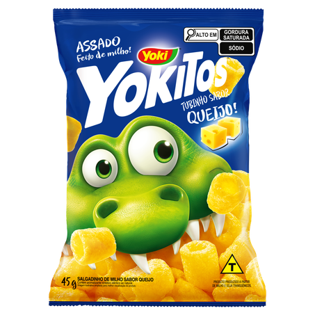 Salgadinho Yokitos Tubinho Queijo 45G