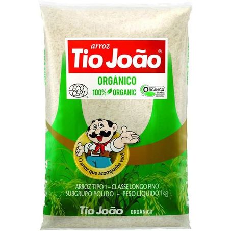 Arroz tio joão orgânico 1kg