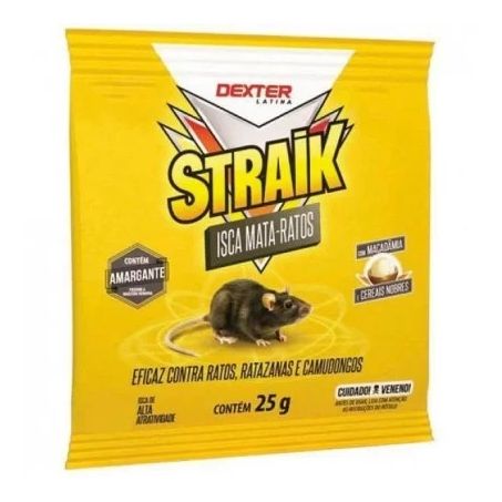 Raticida isca granulado straik premium 25g