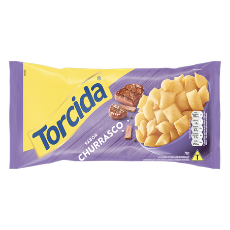 SALGADINHO TORCIDA 60G CHURRASCO