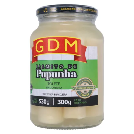 Palmito gdm pupunha tolete 300g 360-2