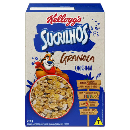 SUCRILHOS KELLOGG'S 210G GRANOLA ORIGINAL 
