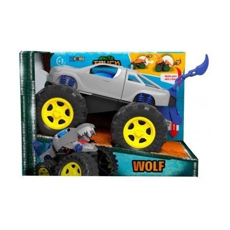 Brinquedo carrinho monster truck wolf ref.bq8040a