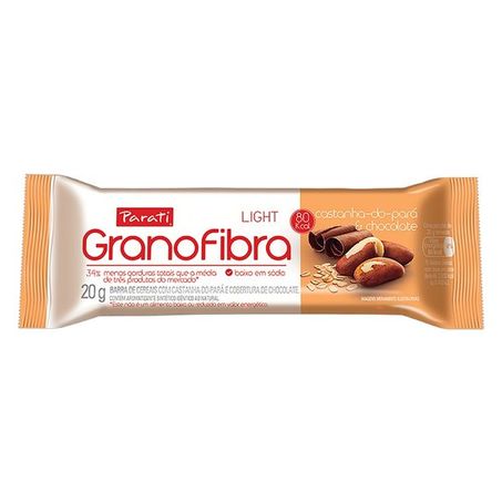 Barra de cereal parati granofibra castanha-do-pará 20g