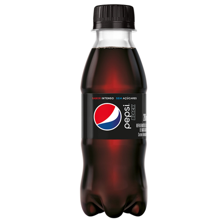 Refrigerante pepsi zero black caculinha 200ml pet un