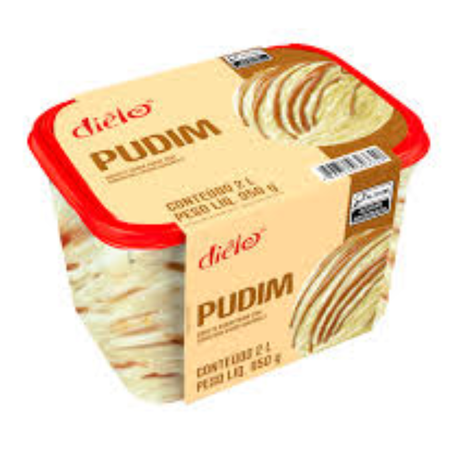 Sorvete dielo pudim pote 2l