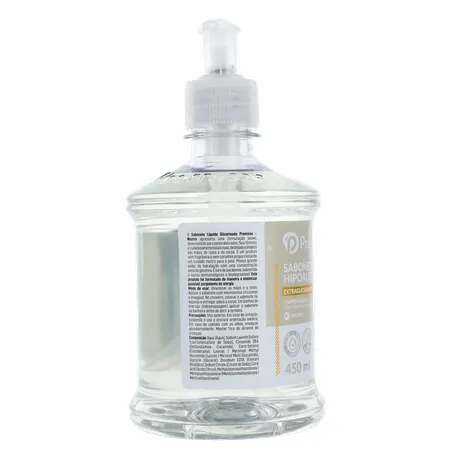 Sabonete Líquido Premisse Hipoalergênico Neutro 450ml 360-3