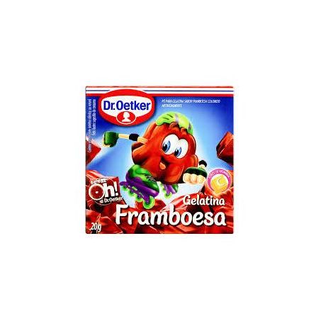 Gelatina Dr Oetker Sabor Framboesa Caixa 20gr