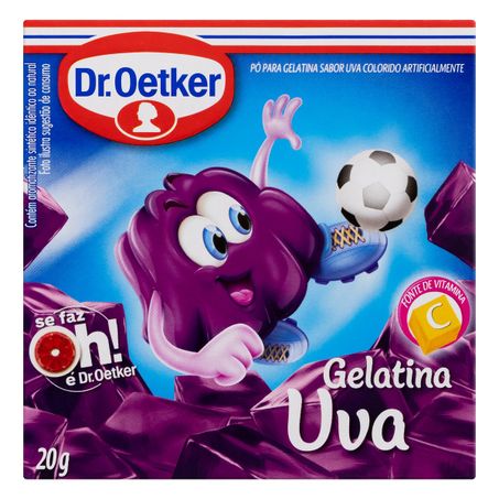 GELATINA EM PÓ UVA DR. OETKER