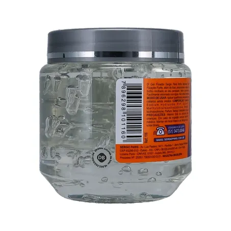 Gel fixador sergio paris brilho m.forte 240g 360-22