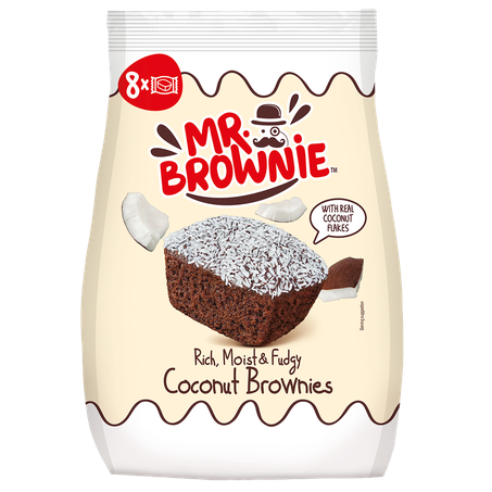 Brownie Mr. Brownie Sabor Chocolate e Coco com Coco Ralado 200g