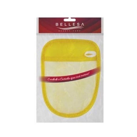 BUCHA PARA BANHO BELLESA VEGETAL COM LUVA 