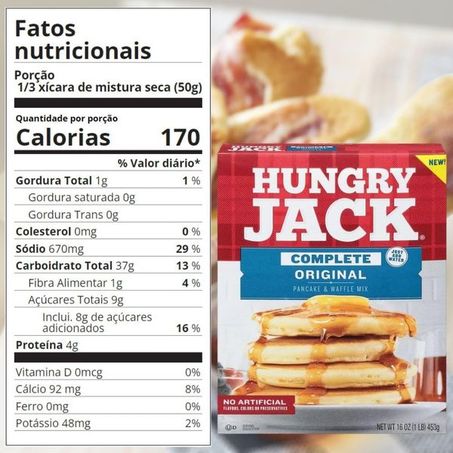 Mix de Panqueca Original Hungry Jack 454g 360-4