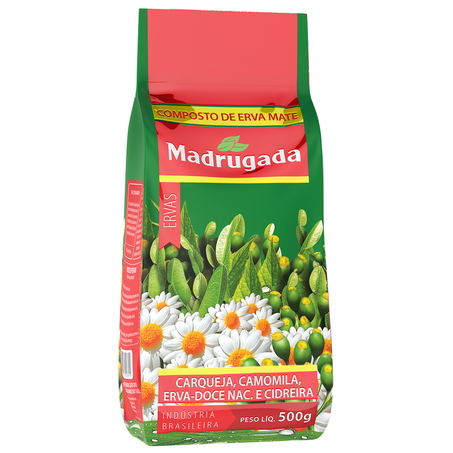Erva mate madrugada 500g composta