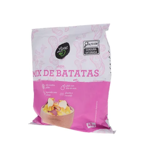 Salg chips livre d mix de batatas 40g 360-3