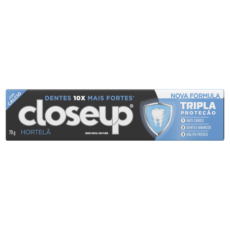 Creme Dental Closeup 70g - Triple - Hortelã
