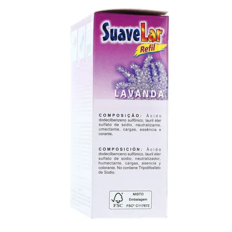 Desodorizante suavelar lavanda refil 35g 360-26