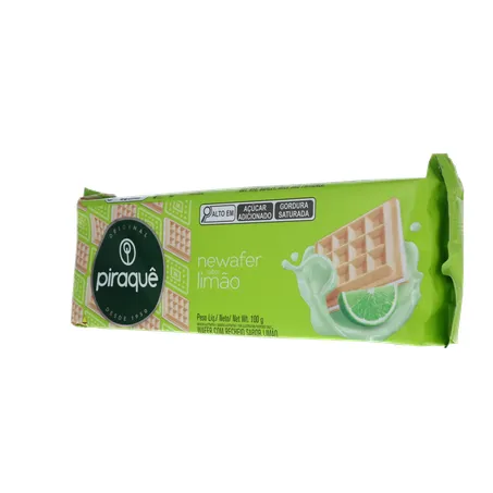 Biscoito Wafer Piraquê Newafer Limão Pacote 100G 360-4