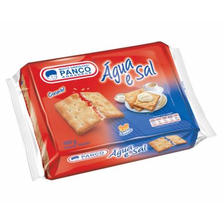 Bisc Panco Salg. 400g Agua e Sal