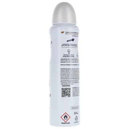 Antitranspirante Aerosol Dove Invisible Dry Violeta e Frésia Branca Frasco Spray 150ml 360-11