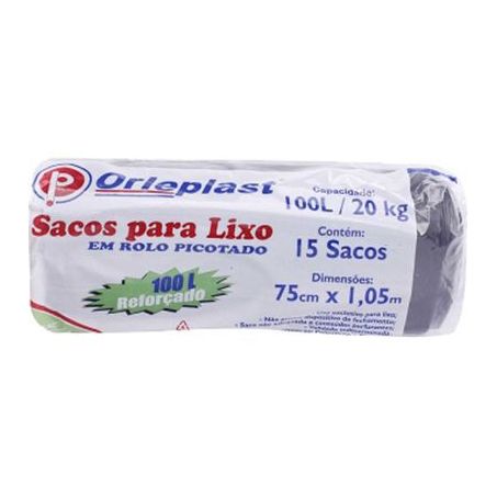 SACO P/LIXO ORLEPLAST REFOR ROL100L