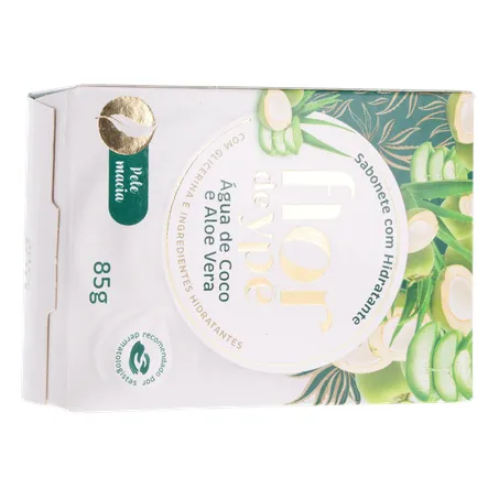 Sabonete em Barra com Hidratante Flor de Ypê Água de Coco e Aloe Vera 85G 360-16