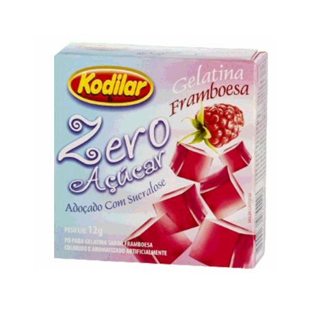 GELATINA KODILAR 12G ZERO FRAMBOESA