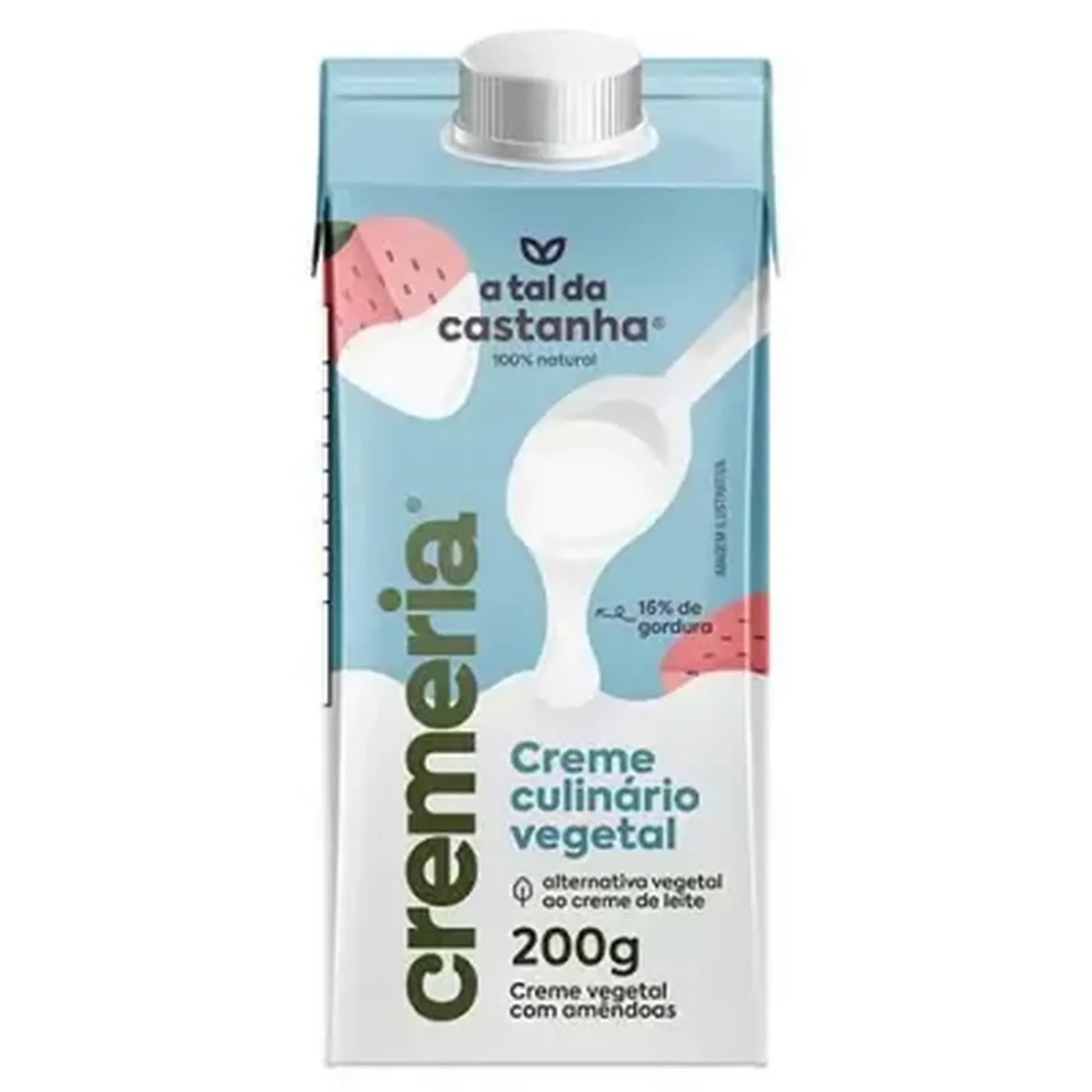 Creme Vegetal Cremeria Tal da Castanha 200g