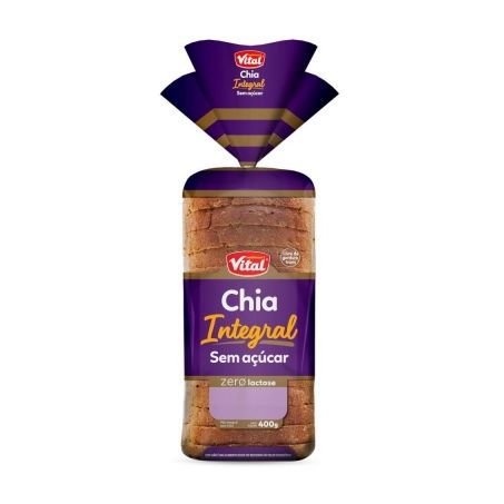 Pão vital integral chia 400g