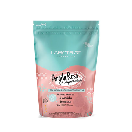 ARGILA ROSA LABOTRAT C/ COLÁGENO DIA A DIA 100G