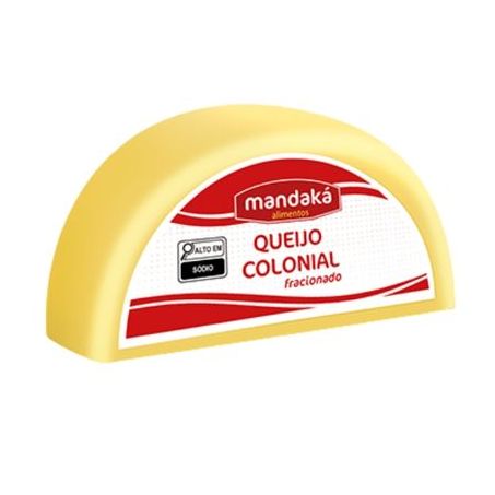 Queijo colonial Mandaká meia lua Aprox. 700g a Un