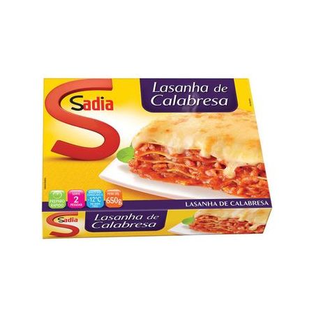 LASANHA DE CALABRESA SADIA