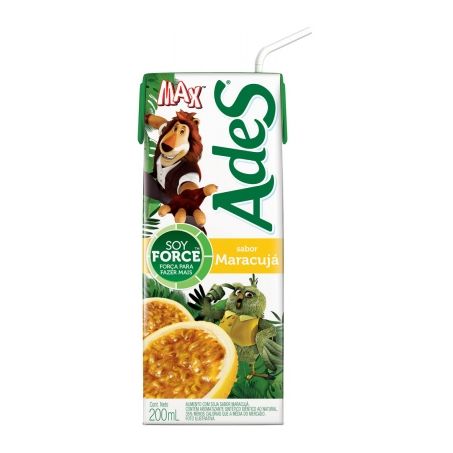 Bebidas de Soja Ades Maracujá Caixa 200ML