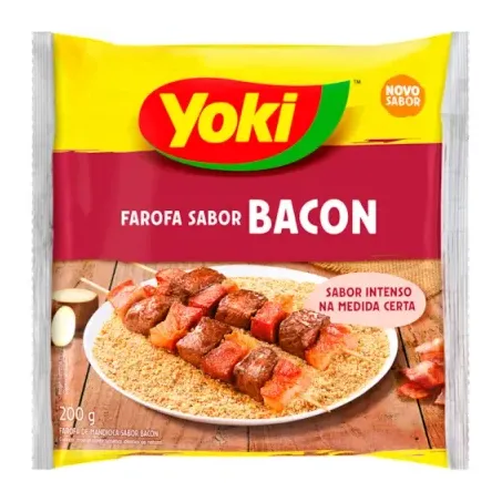 Farofa Mandioca Yoki 200g Bacon